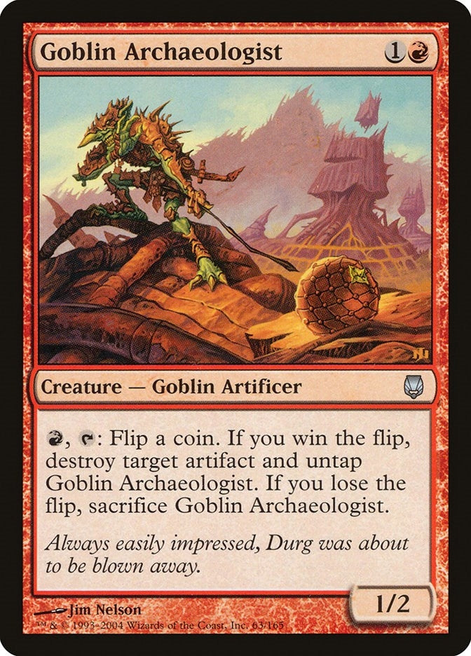 Image for Goblin Archaeologist (63) [Darksteel]