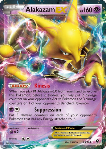 Image for Alakazam EX (25/124) [XY - Fates Collide]