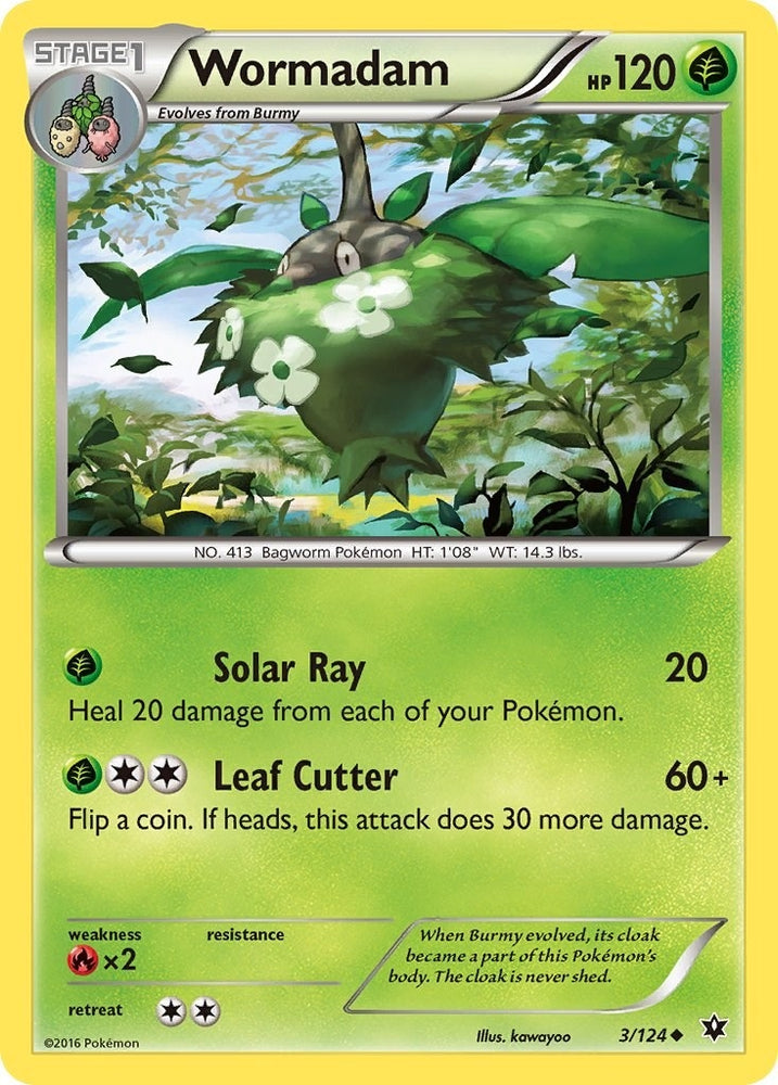 Image for Wormadam (3) (3/124) [XY - Fates Collide]