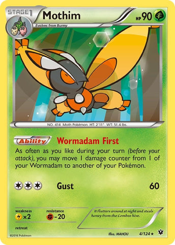 Image for Mothim (4/124) [XY - Fates Collide]