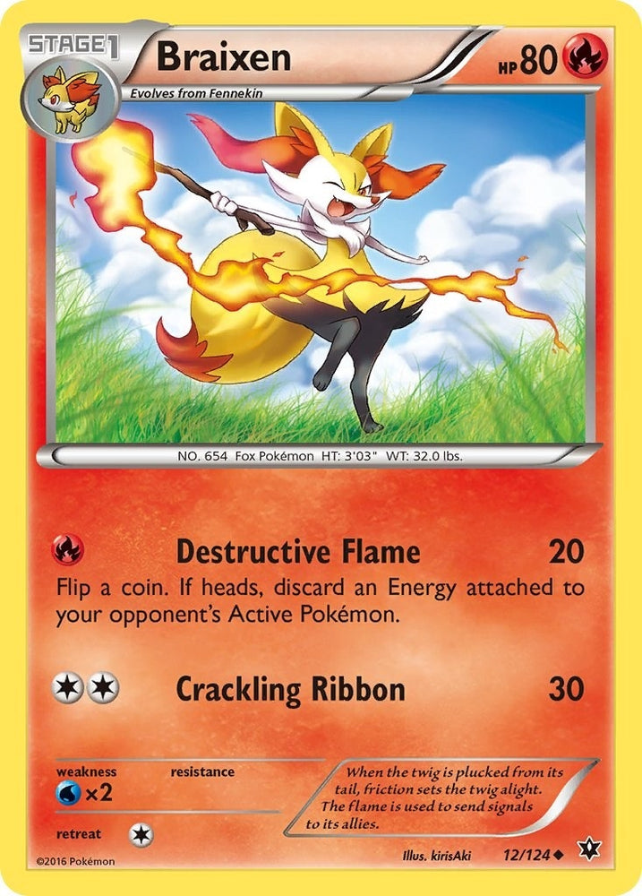Image for Braixen (12/124) [XY - Fates Collide]