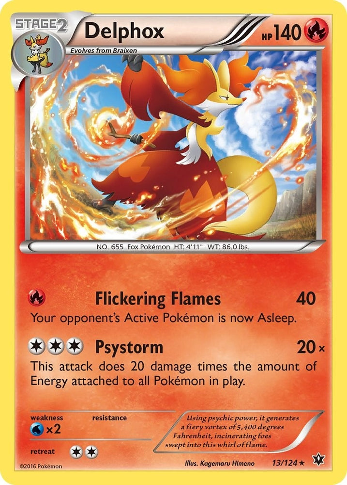 Image for Delphox (13/124) [XY - Fates Collide]