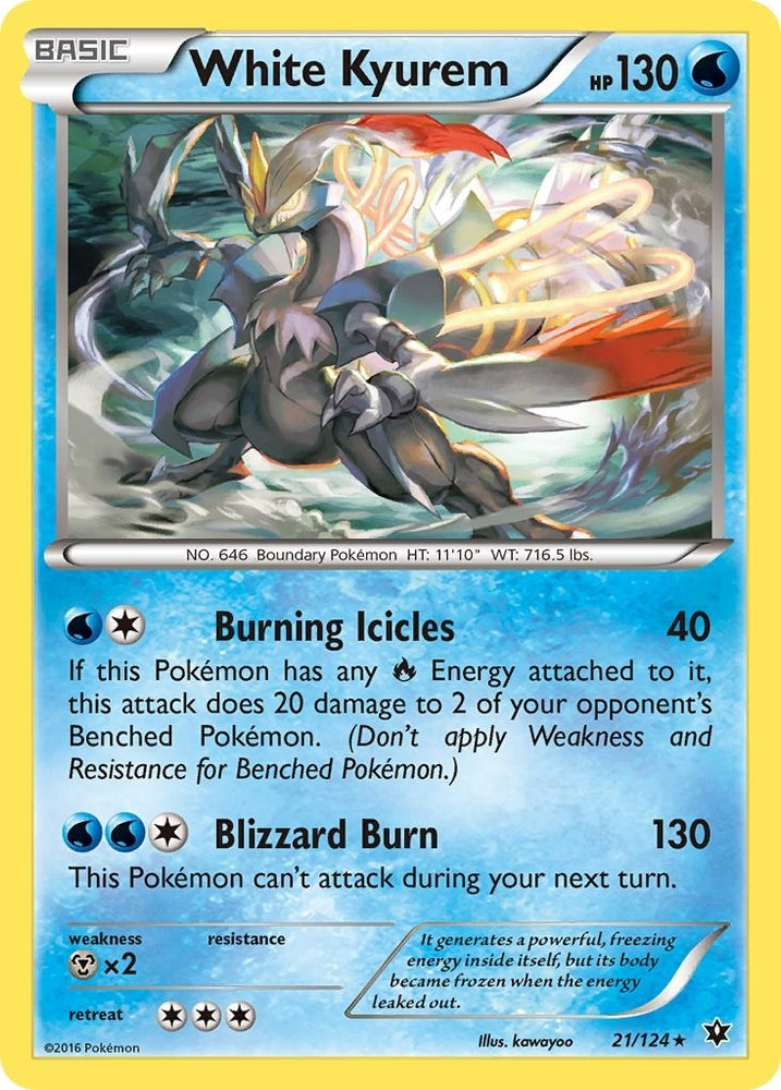 Image for White Kyurem (21/124) [XY - Fates Collide]