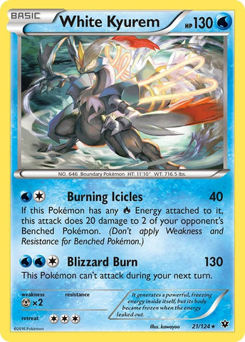 Image for White Kyurem (21/124) [XY - Fates Collide]