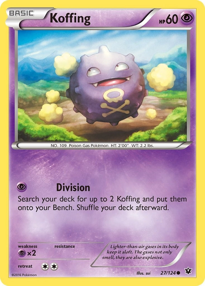 Image for Koffing (27/124) [XY - Fates Collide]