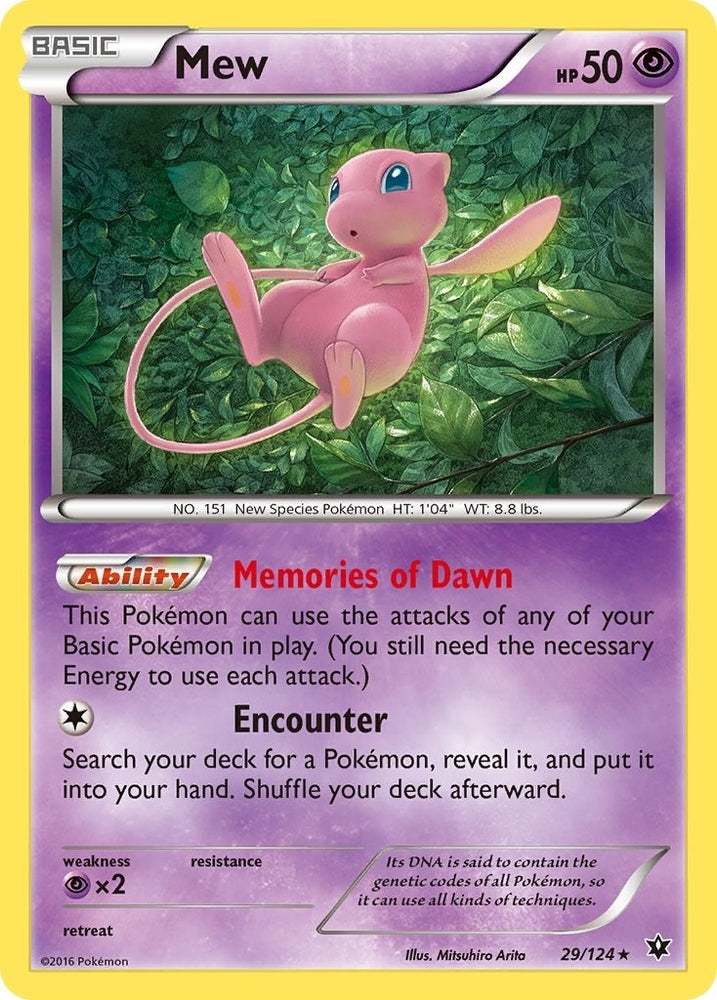 Image for Mew (29/124) [XY - Fates Collide]