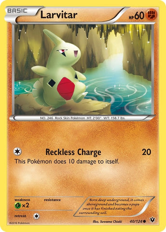 Image for Larvitar (40) (40/124) [XY - Fates Collide]