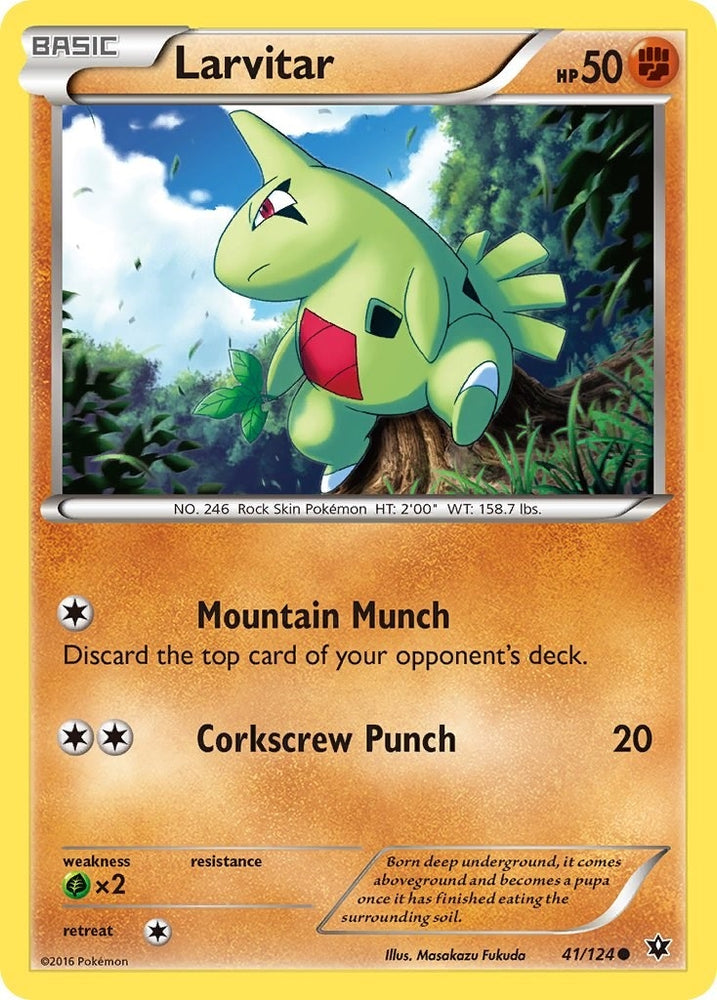 Image for Larvitar (41) (41/124) [XY - Fates Collide]