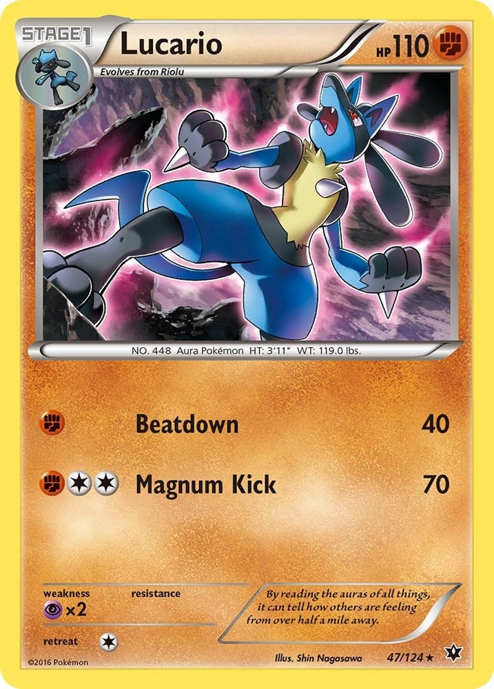 Image for Lucario (47) (47/124) [XY - Fates Collide]