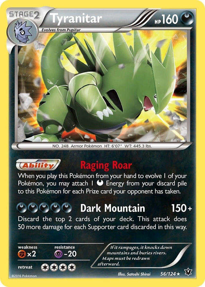 Image for Tyranitar (56/124) [XY - Fates Collide]