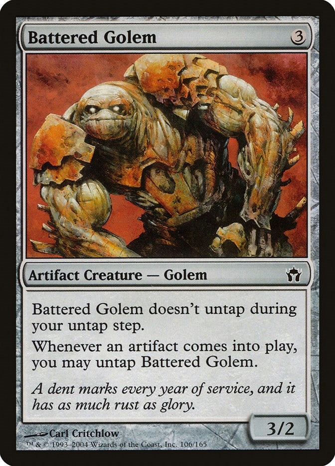 Image for Battered Golem (106) [Fifth Dawn]