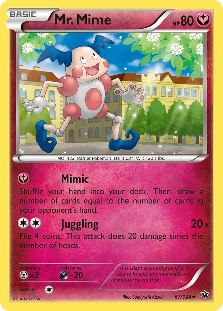 Image for Mr. Mime (67/124) [XY - Fates Collide]