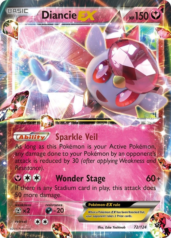 Image for Diancie EX (72/124) [XY - Fates Collide]