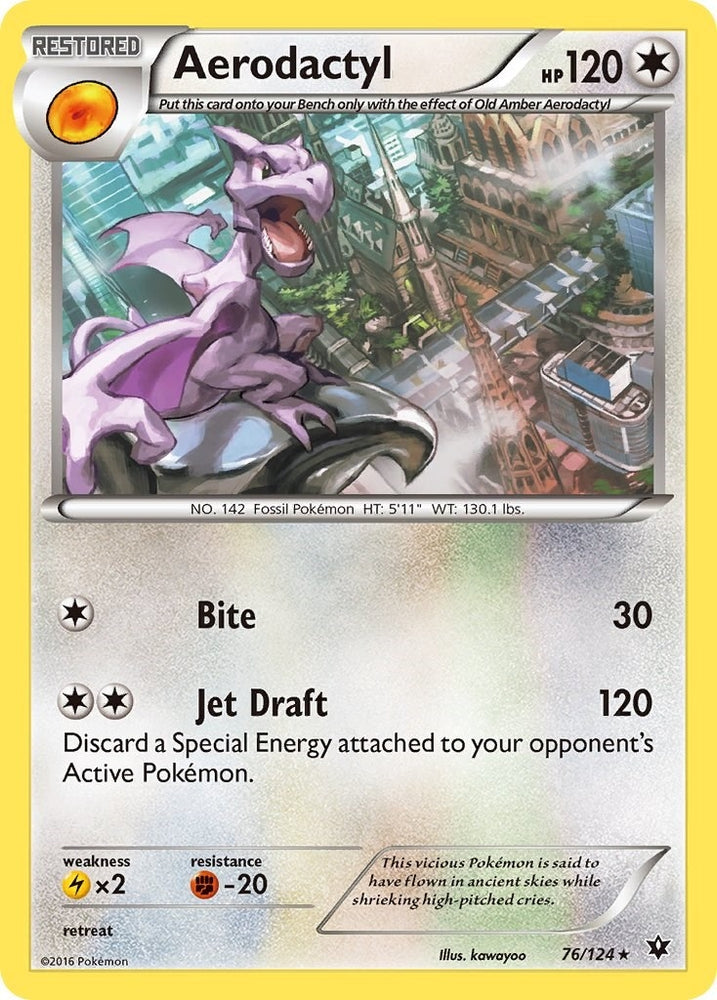 Image for Aerodactyl (76/124) [XY - Fates Collide]