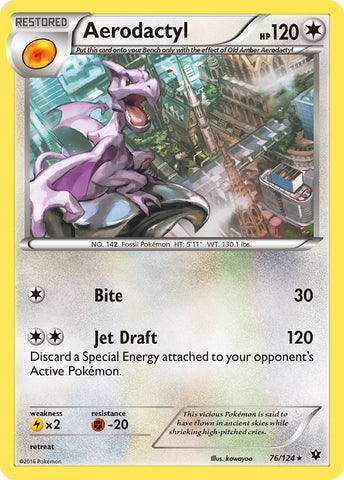 Image for Aerodactyl (76/124) [XY - Fates Collide]