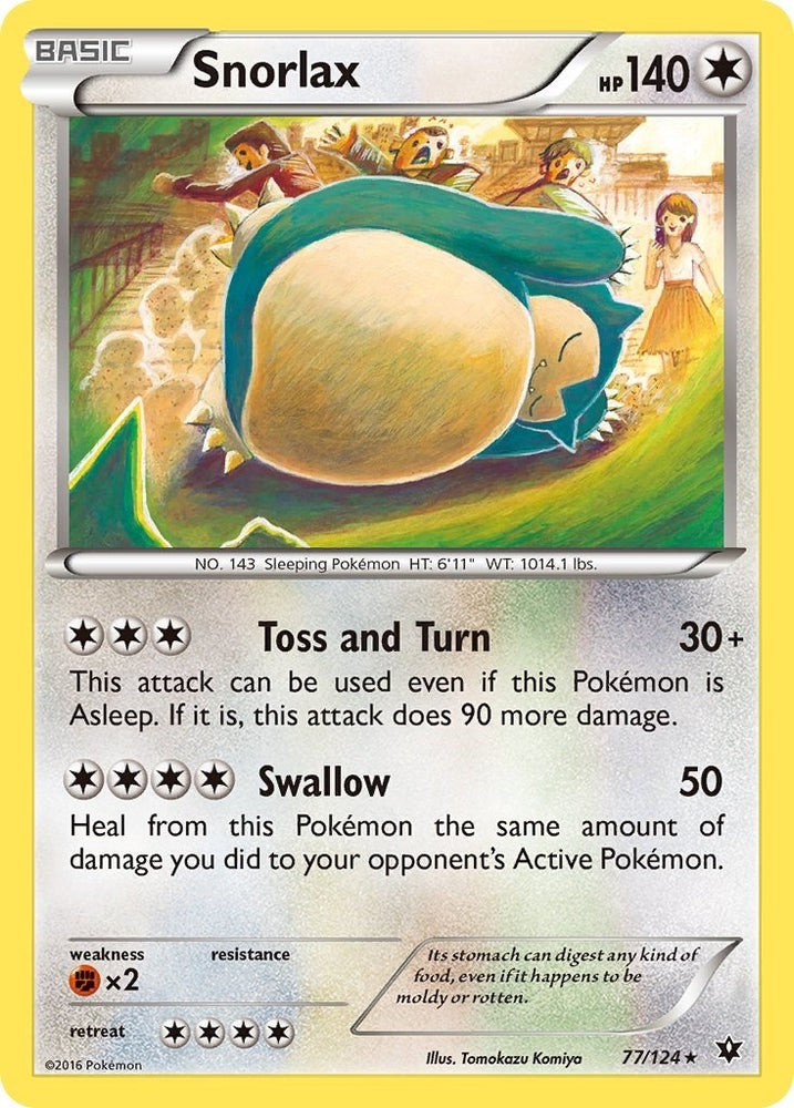 Image for Snorlax (77/124) [XY - Fates Collide]