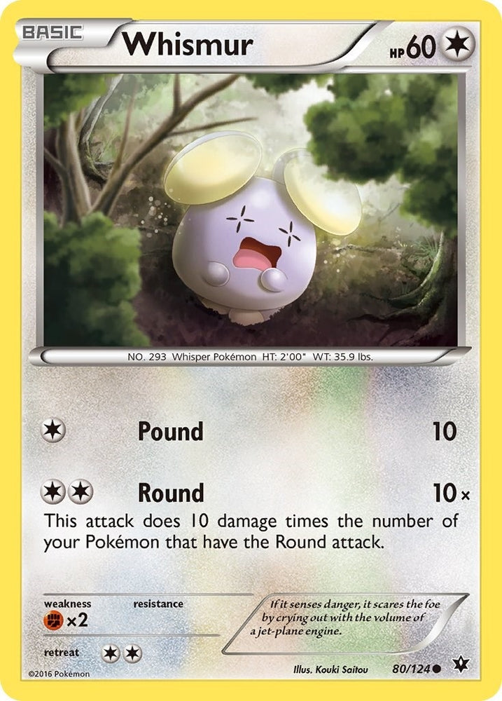 Image for Whismur (80/124) [XY - Fates Collide]