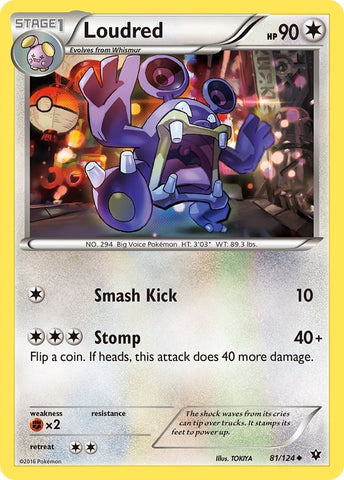 Image for Loudred (81/124) [XY - Fates Collide]