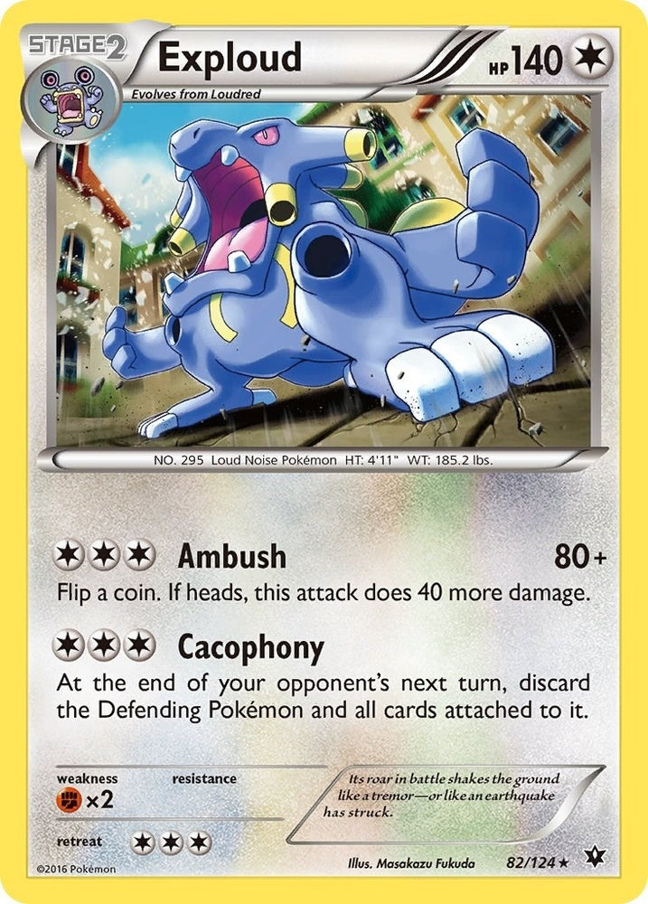 Image for Exploud (82/124) [XY - Fates Collide]