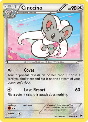 Image for Cinccino (88) (88/124) [XY - Fates Collide]