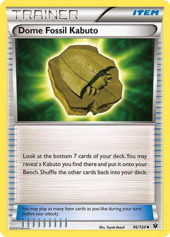 Image for Dome Fossil Kabuto (96/124) [XY - Fates Collide]