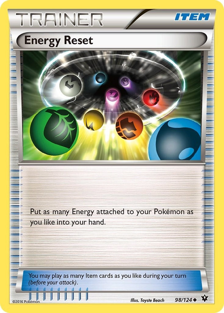 Image for Energy Reset (98/124) [XY - Fates Collide]