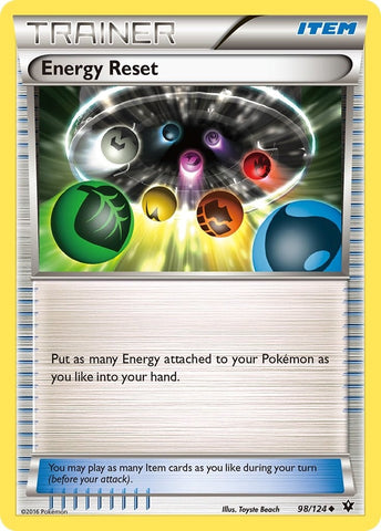 Image for Energy Reset (98/124) [XY - Fates Collide]