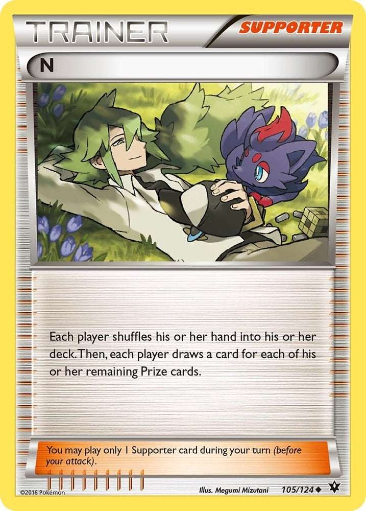 Image for N (Supporter) (105/124) [XY - Fates Collide]