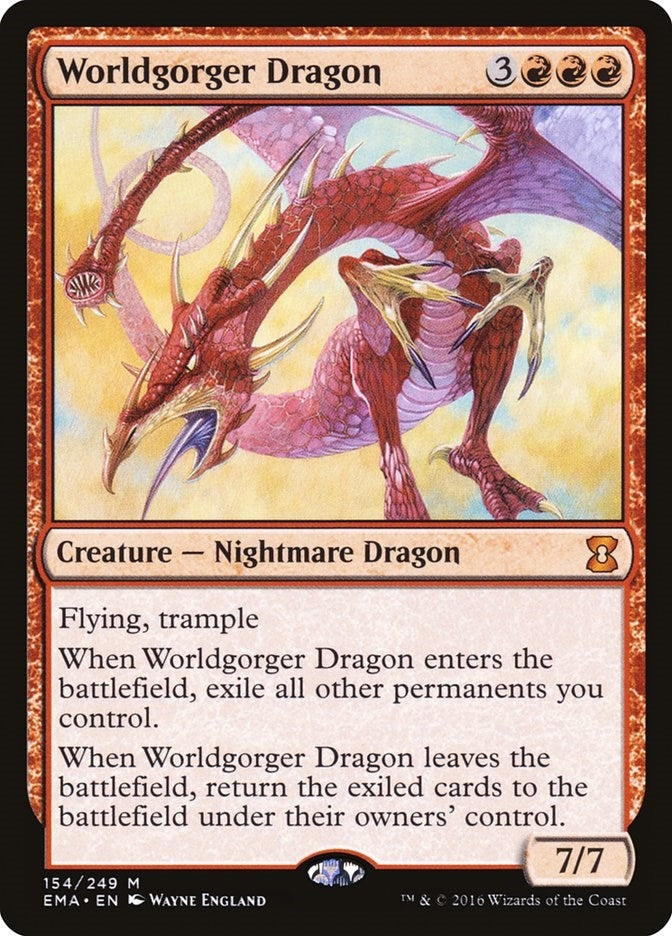 Image for Worldgorger Dragon (154) [Eternal Masters]