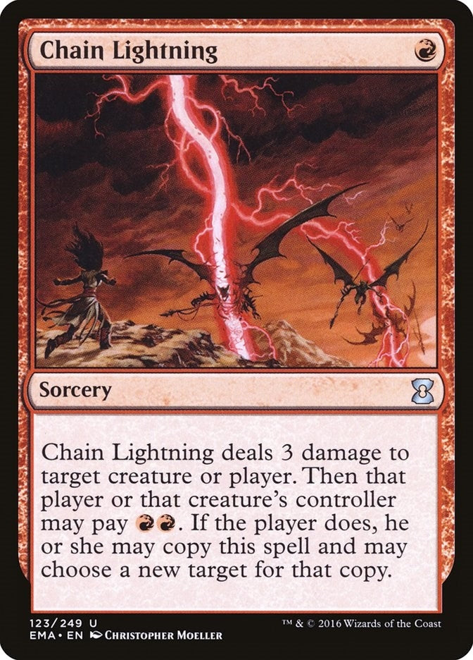 Image for Chain Lightning (123) [Eternal Masters]