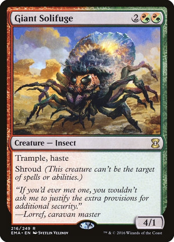 Image for Giant Solifuge (216) [Eternal Masters]