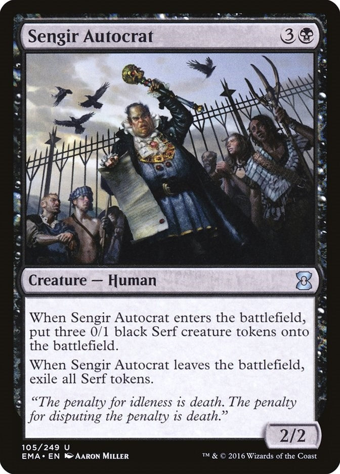 Image for Sengir Autocrat (105) [Eternal Masters]