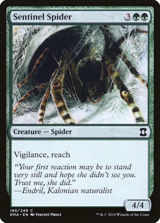 Image for Sentinel Spider (185) [Eternal Masters]