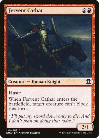 Image for Fervent Cathar (129) [Eternal Masters]