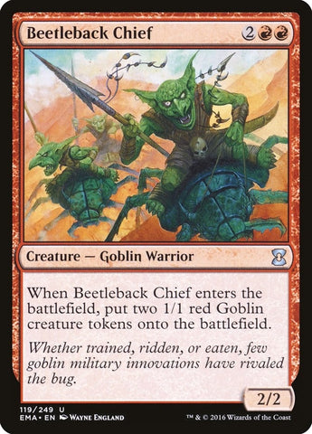Image for Beetleback Chief (119) [Eternal Masters]