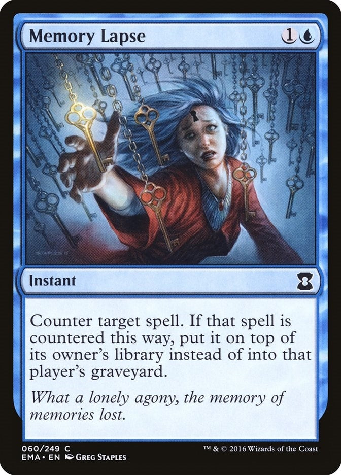 Image for Memory Lapse (60) [Eternal Masters]