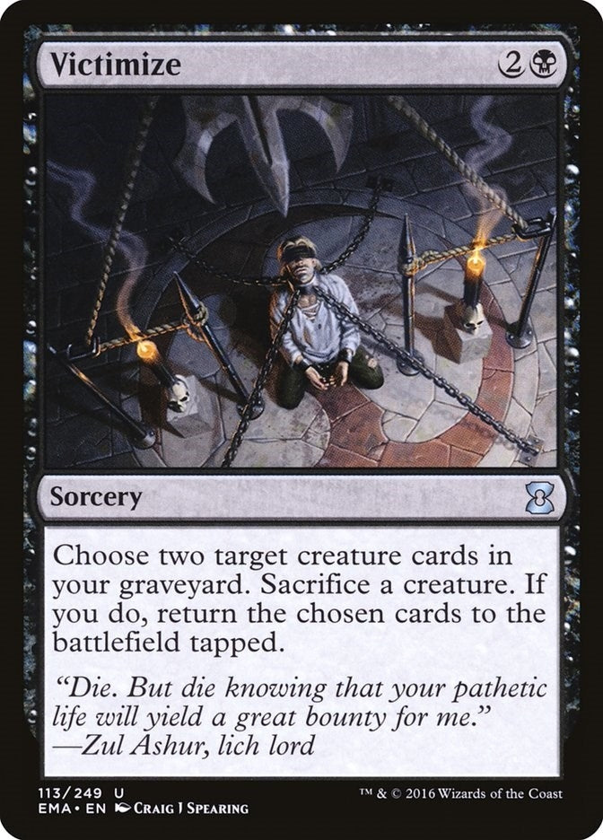 Image for Victimize (113) [Eternal Masters]