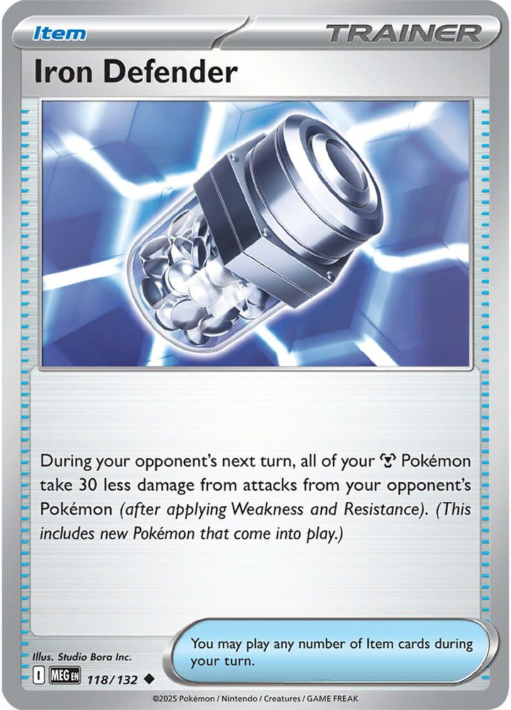 Iron Defender (118/132) (ME01: Mega Evolution)