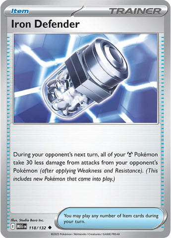 Iron Defender (118/132) (ME01: Mega Evolution)