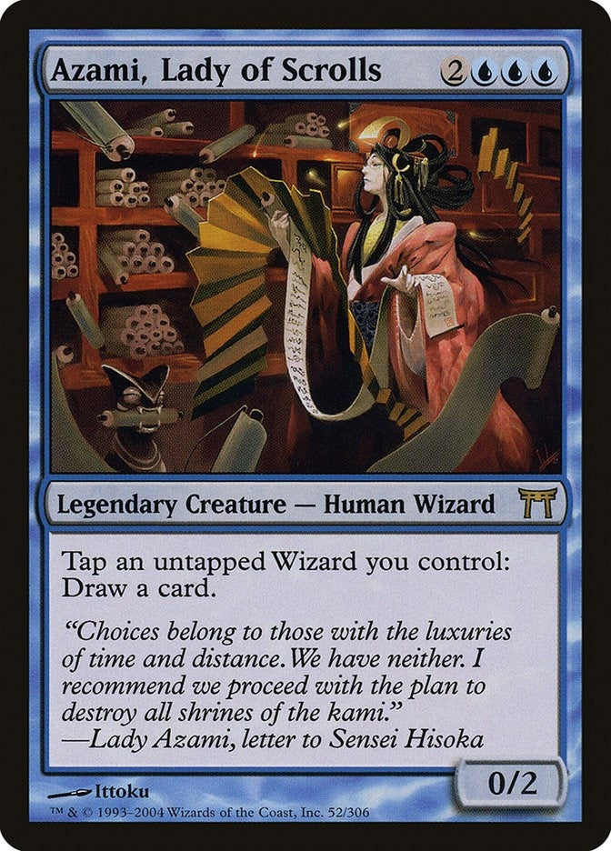 Image for Azami, Lady of Scrolls (52) [Champions of Kamigawa]