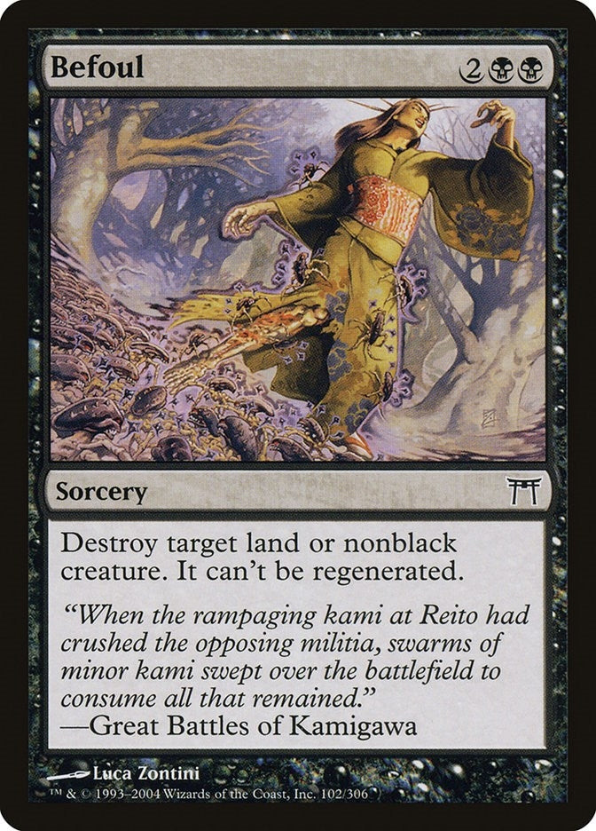 Image for Befoul (102) [Champions of Kamigawa]