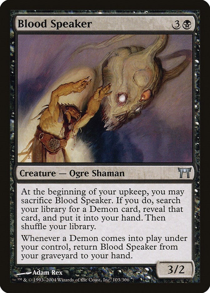 Image for Blood Speaker (103) [Champions of Kamigawa]