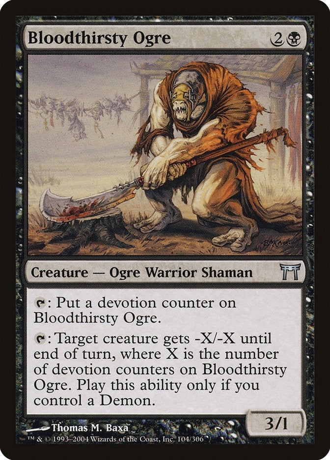 Image for Bloodthirsty Ogre (104) [Champions of Kamigawa]