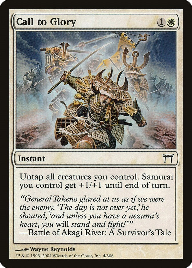 Image for Call to Glory (4) [Champions of Kamigawa]