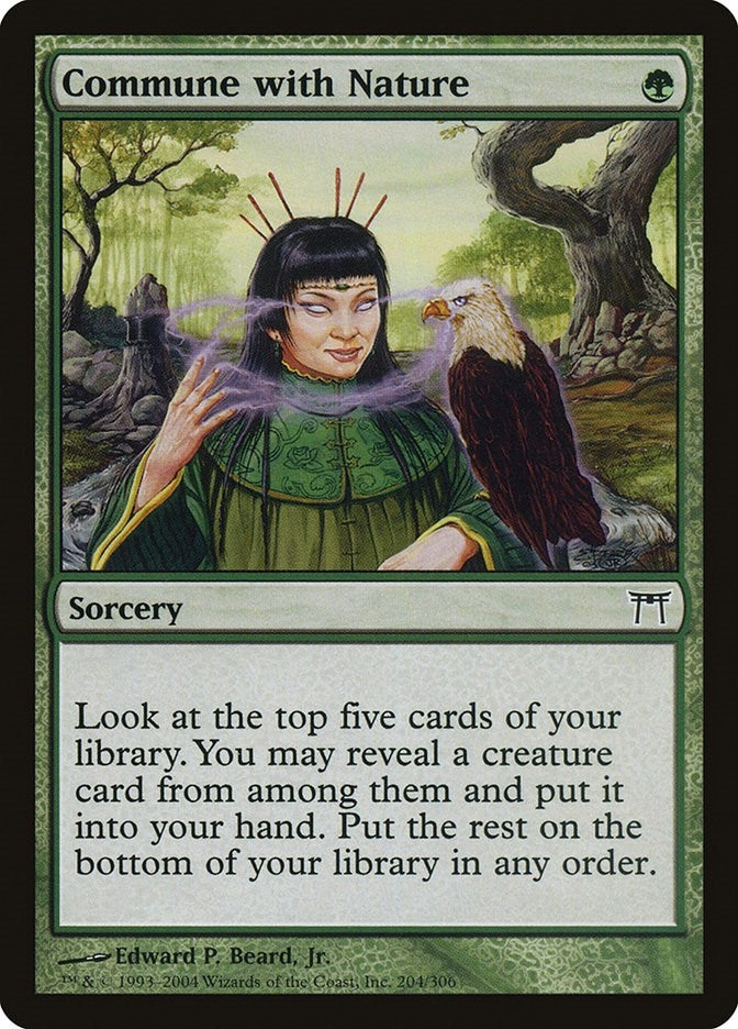 Image for Commune with Nature (204) [Champions of Kamigawa]