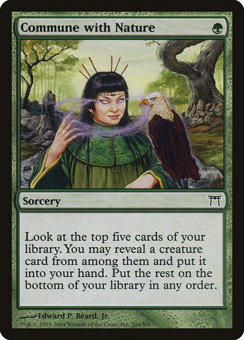 Image for Commune with Nature (204) [Champions of Kamigawa]