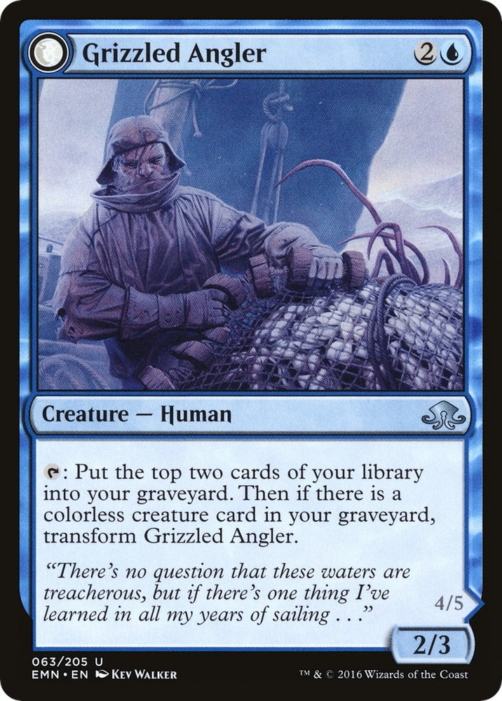 Image for Grizzled Angler (63) [Eldritch Moon]