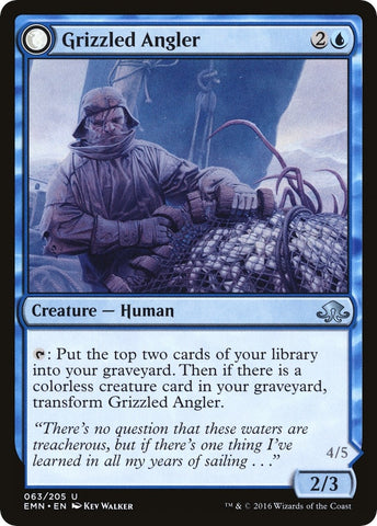 Image for Grizzled Angler (63) [Eldritch Moon]