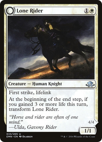 Image for Lone Rider (33) [Eldritch Moon]