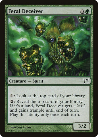 Image for Feral Deceiver (208) [Champions of Kamigawa]